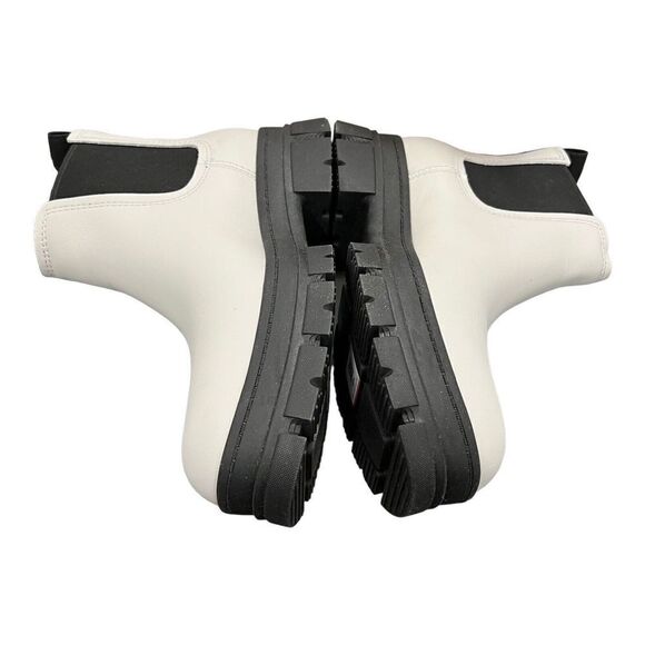 UGG BOOTS WOMEN'S 8 WHITE LEATHER ASHTON CHELSEA ‎ Waterproof Pull-on - Picture 9 of 11